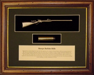 Wall Mounted 1/6 Pewter Guns