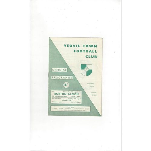 Burton Albion Away Football Programmes