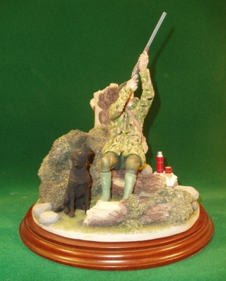 Limited Edition Hand Painted English Shooting Figurines & Lamps