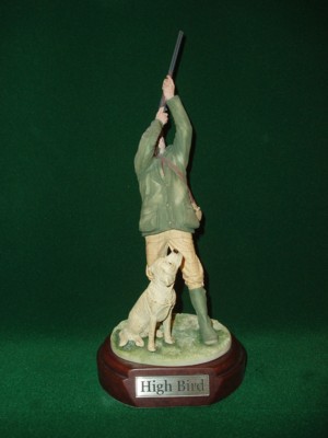 Limited Edition Hand Painted English Shooting Figurines & Lamps