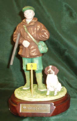 Limited Edition Hand Painted English Shooting Figurines & Lamps