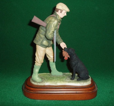 Limited Edition Hand Painted English Shooting Figurines & Lamps