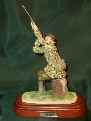 Limited Edition Hand Painted English Shooting Figurines & Lamps