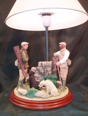 Limited Edition Hand Painted English Shooting Figurines & Lamps