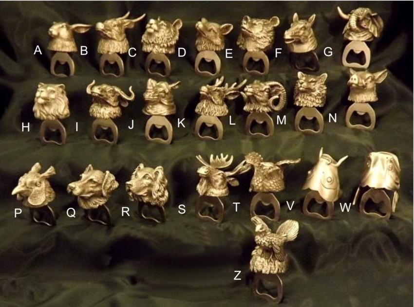 Animal Head Bottle Openers