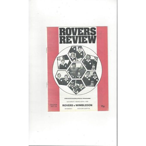 Wimbledon Away Football Programmes