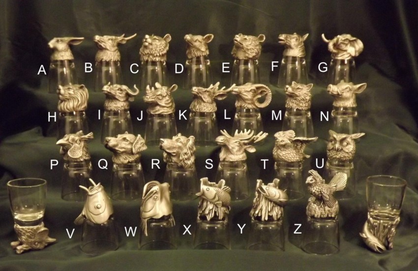 Animal Head Shot Glasses