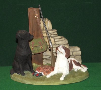 Limited Edition Hand Painted English Shooting Figurines & Lamps