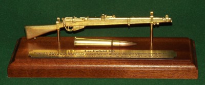 Gold Plated 1/6 Gun Ornaments