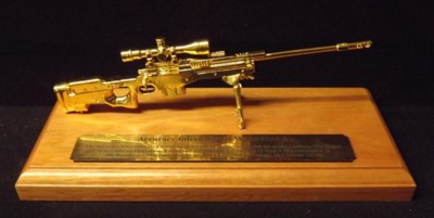 Gold Plated 1/6 Gun Ornaments