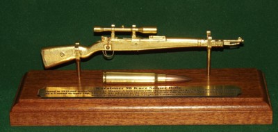 Gold Plated 1/6 Gun Ornaments