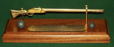 Gold Plated 1/6 Gun Ornaments