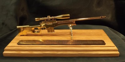 Gold Plated 1/6 Gun Ornaments