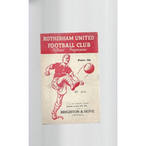 Brighton & Hove Albion Away Football programmes