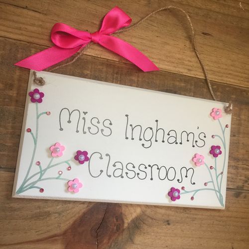 Classroom Door Plaque