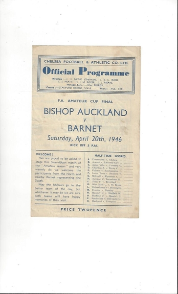 More Football Programmes listed today