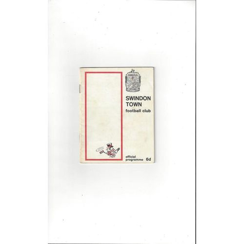 Swindon Town Home Football Programmes