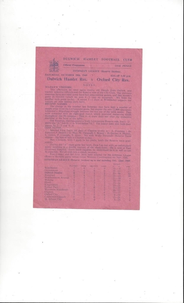 More Football Programmes listed today