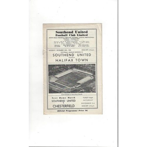 Halifax Town Away Football Programmes
