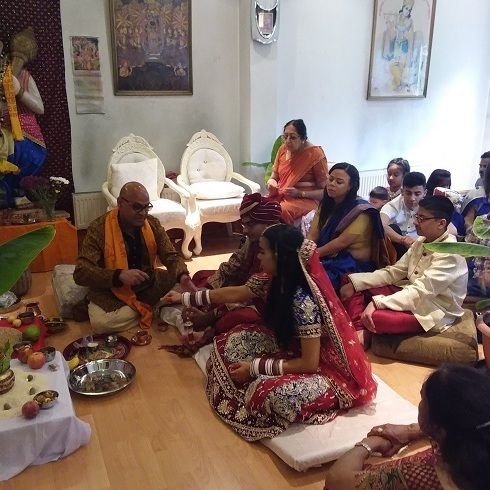 Small weddings and pooja at the Mandir