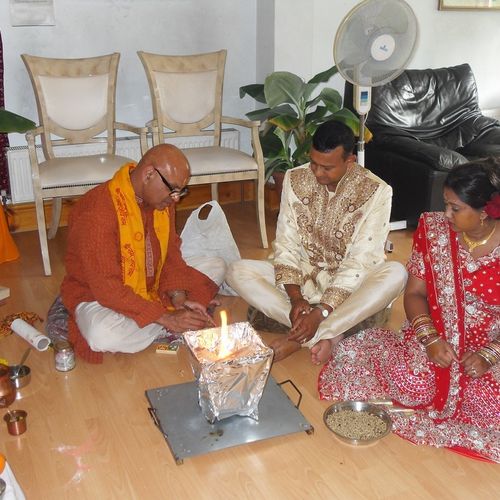 Small weddings and pooja at the Mandir