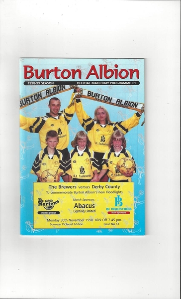 Latest Updates from Bob's Football Programmes