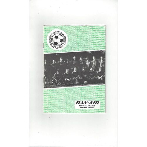 Chipstead v Walford Boys Club Friendly Football Programme 1989/90