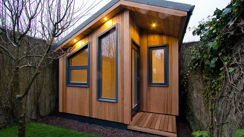 Garden Office Swansea, Garden Studio Swansea, Sips Buildings Wales