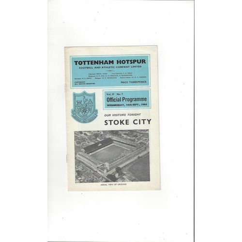 Tottenham Hotspur Home Football Programmes