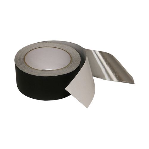 Black 30 Micron Aluminium Foil Tape with Solvent Acrylic Adhesive