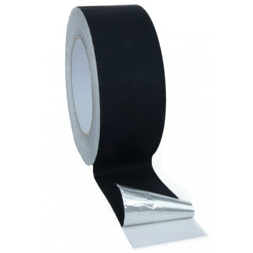 Black 30 Micron Aluminium Foil Tape with Solvent Acrylic Adhesive