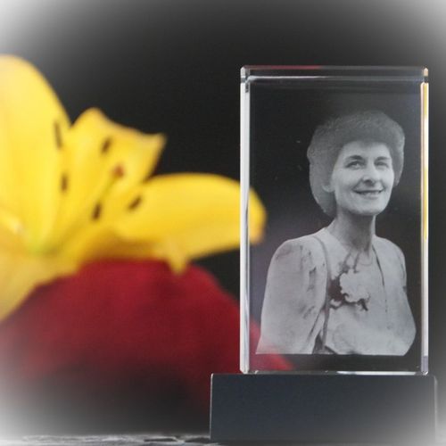 Large rectangular Crystal, Portrait.