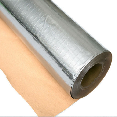 FSK (Foil Scrim Kraft) 7 Micron Alum Foil/PE/Bi-directional Scrim 12.5mm x 12.5mm/50gsm Natural Kraft