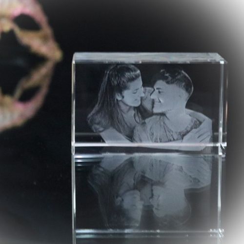 Medium rectangular Crystal, Landscape,