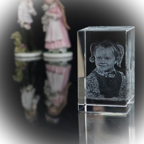 Medium rectangular Crystal, Portrait,