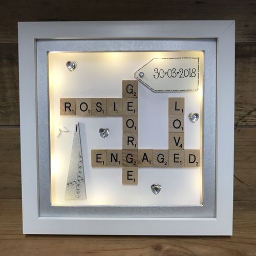 Engaged in Paris frame