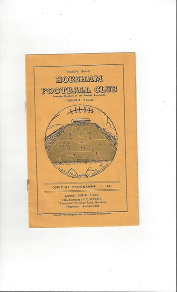 Latest Football Programmes Listed today