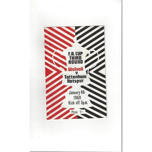 Walsall Home Football Programmes