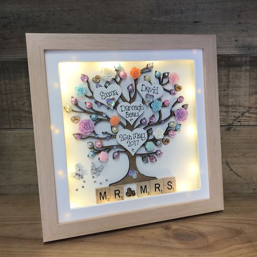 LED Mr & Mrs Wedding Frame
