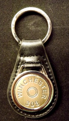 Cartridge Head Stamp Key Ring Fobs