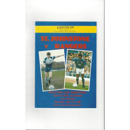 Scottish Cup Semi Final Football Programmes