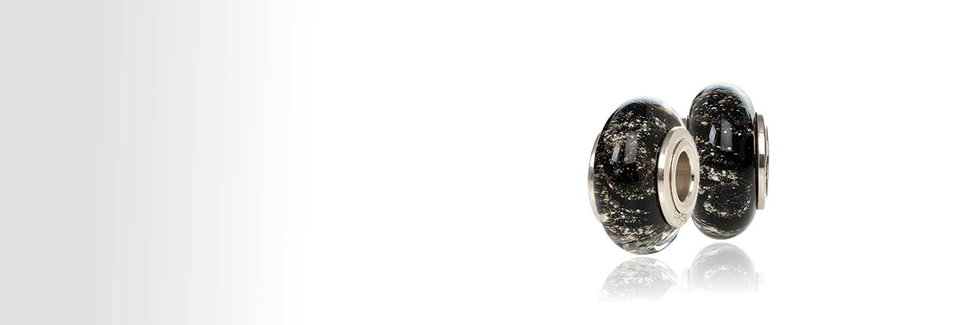 Ashes Glass Charm Beads, Ashes in Jewellery Glass, Ashes to Jewellery Glass