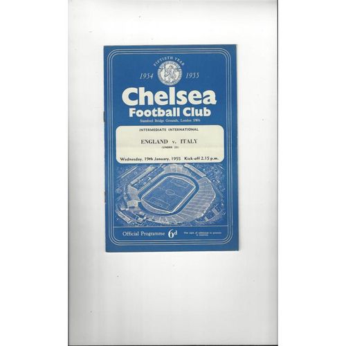 U21, U23 & B International Football Programmes