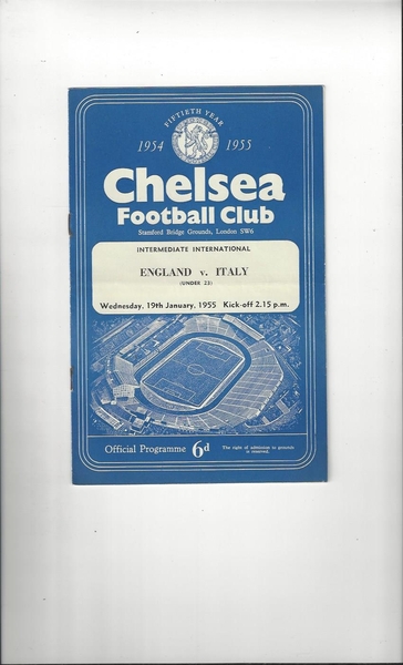 Latest Football Programmes Listed today