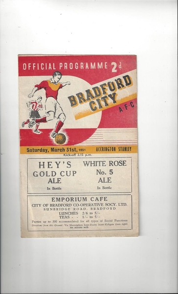 More Football Programmes listed today