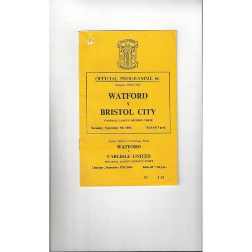 Bristol City Away Football Programmes