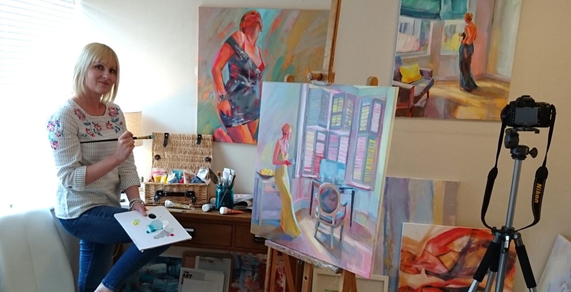 Home Decor Wall Art Paintings of Women, Original Artwork Prints of Women, Figurative Art Print Reproduction