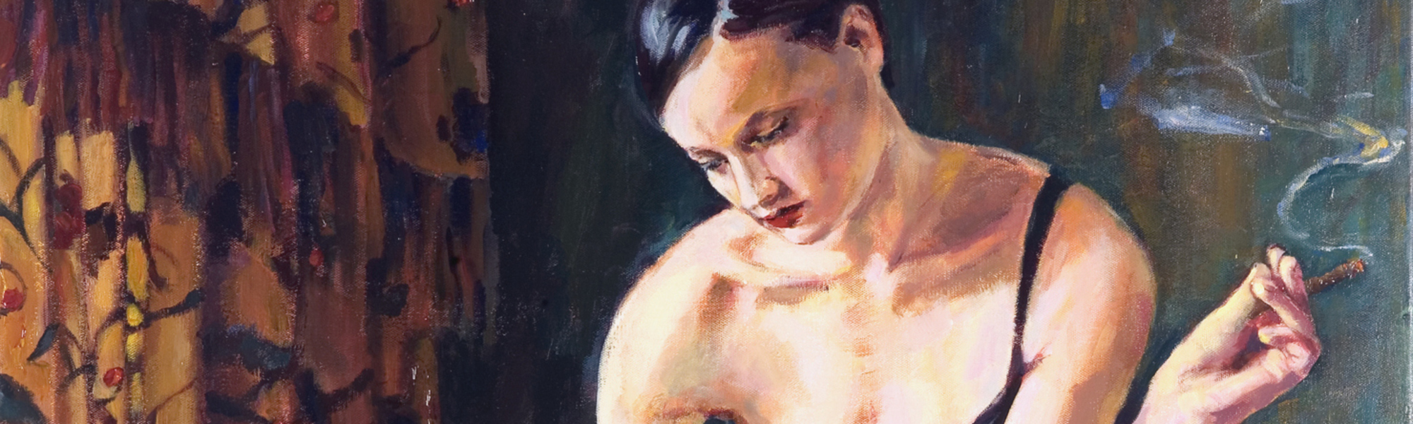 Home Decor Wall Art Paintings of Women, Original Artwork Prints of Women, Figurative Art Print Reproduction