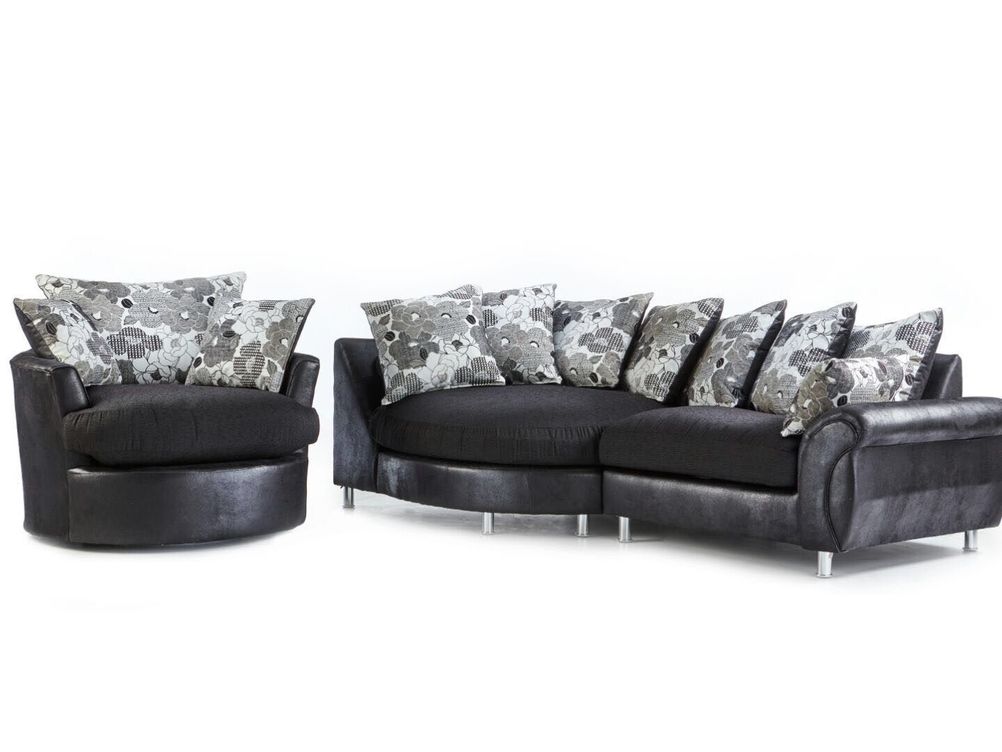 Elise corner sofa +Swivel chair