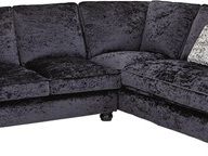 LAURENCE  2 CORNER 2  SOFA IN CRUSHED VELVET